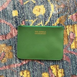 Animals Observatory Green Coin Pouch